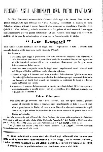 Il foro italiano raccolta generale di giurisprudenza civile, commerciale, penale, amministrativa