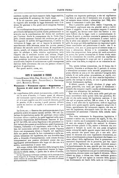 Il foro italiano raccolta generale di giurisprudenza civile, commerciale, penale, amministrativa