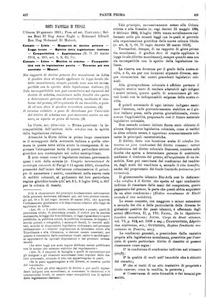 Il foro italiano raccolta generale di giurisprudenza civile, commerciale, penale, amministrativa