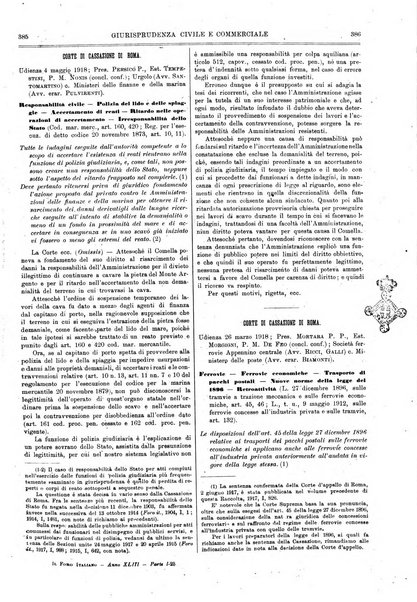 Il foro italiano raccolta generale di giurisprudenza civile, commerciale, penale, amministrativa