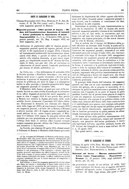 Il foro italiano raccolta generale di giurisprudenza civile, commerciale, penale, amministrativa