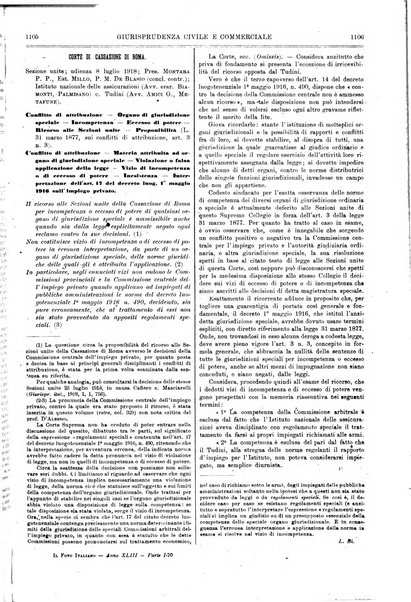 Il foro italiano raccolta generale di giurisprudenza civile, commerciale, penale, amministrativa