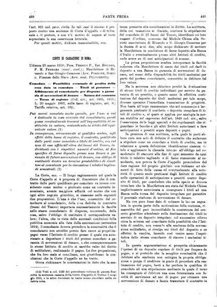 Il foro italiano raccolta generale di giurisprudenza civile, commerciale, penale, amministrativa