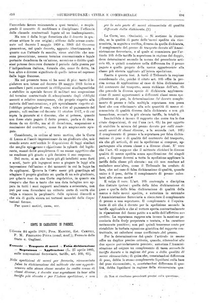 Il foro italiano raccolta generale di giurisprudenza civile, commerciale, penale, amministrativa