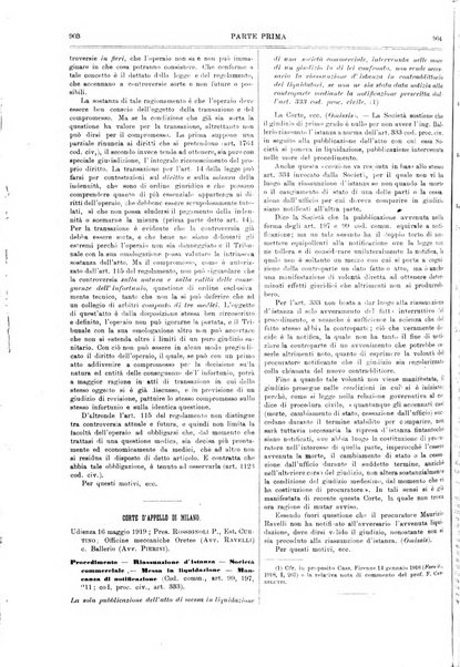 Il foro italiano raccolta generale di giurisprudenza civile, commerciale, penale, amministrativa