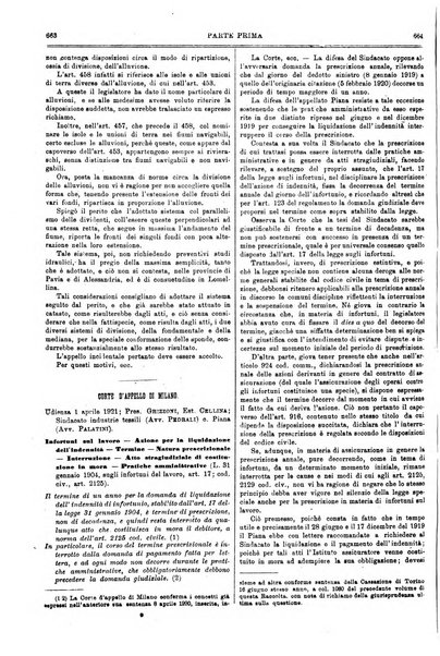 Il foro italiano raccolta generale di giurisprudenza civile, commerciale, penale, amministrativa