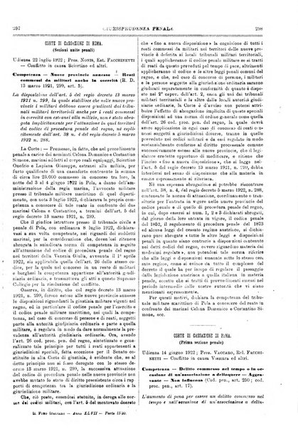 Il foro italiano raccolta generale di giurisprudenza civile, commerciale, penale, amministrativa