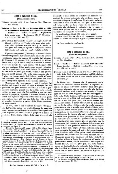 Il foro italiano raccolta generale di giurisprudenza civile, commerciale, penale, amministrativa