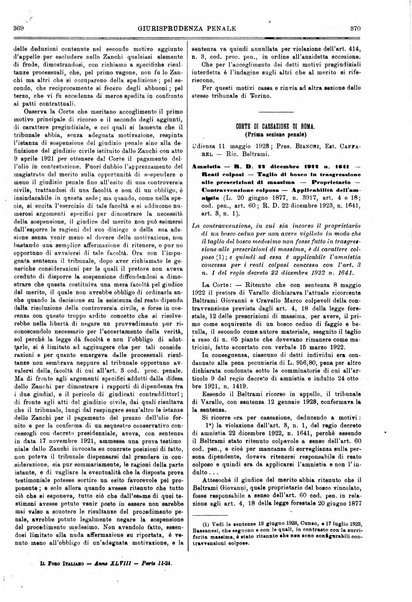 Il foro italiano raccolta generale di giurisprudenza civile, commerciale, penale, amministrativa