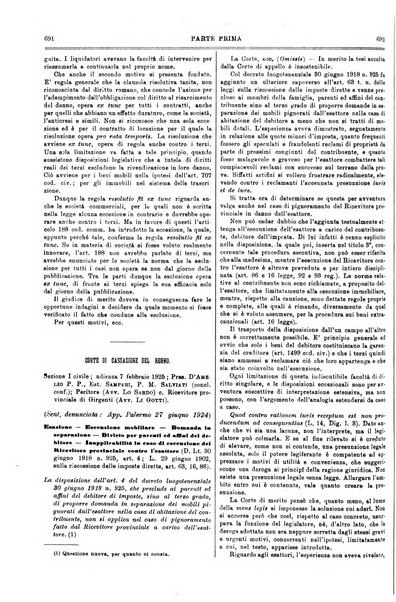 Il foro italiano raccolta generale di giurisprudenza civile, commerciale, penale, amministrativa