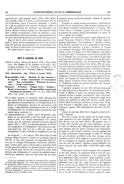 Il foro italiano raccolta generale di giurisprudenza civile, commerciale, penale, amministrativa