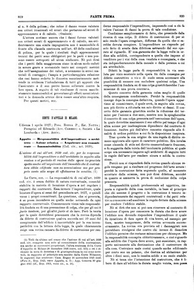 Il foro italiano raccolta generale di giurisprudenza civile, commerciale, penale, amministrativa