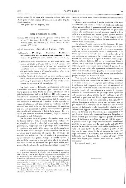 Il foro italiano raccolta generale di giurisprudenza civile, commerciale, penale, amministrativa