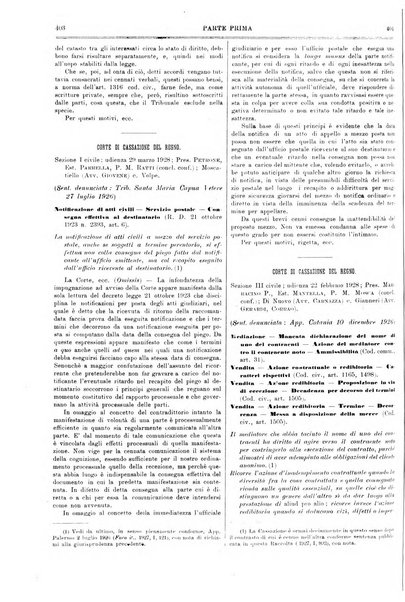 Il foro italiano raccolta generale di giurisprudenza civile, commerciale, penale, amministrativa