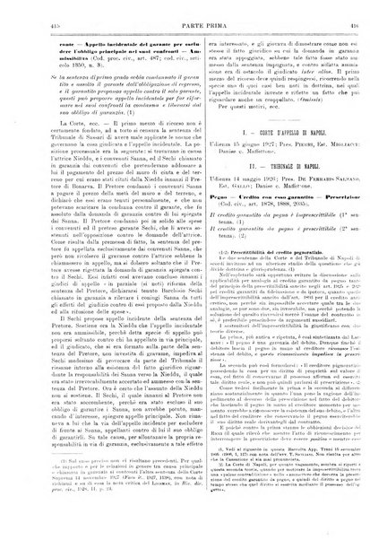 Il foro italiano raccolta generale di giurisprudenza civile, commerciale, penale, amministrativa