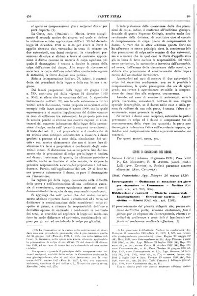 Il foro italiano raccolta generale di giurisprudenza civile, commerciale, penale, amministrativa