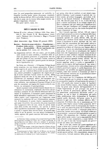 Il foro italiano raccolta generale di giurisprudenza civile, commerciale, penale, amministrativa