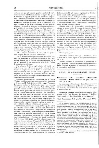 Il foro italiano raccolta generale di giurisprudenza civile, commerciale, penale, amministrativa