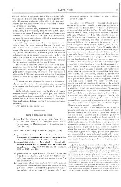 Il foro italiano raccolta generale di giurisprudenza civile, commerciale, penale, amministrativa