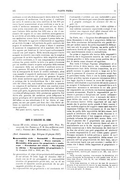 Il foro italiano raccolta generale di giurisprudenza civile, commerciale, penale, amministrativa