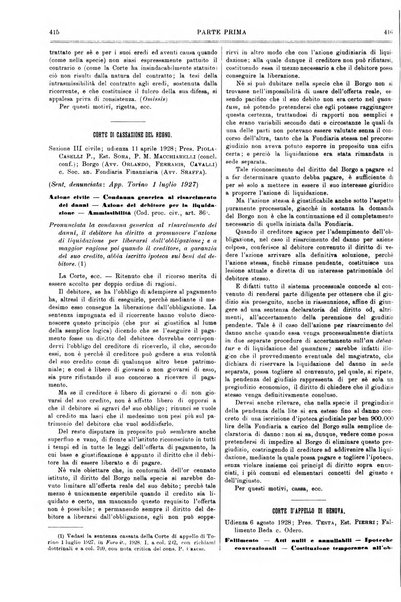 Il foro italiano raccolta generale di giurisprudenza civile, commerciale, penale, amministrativa