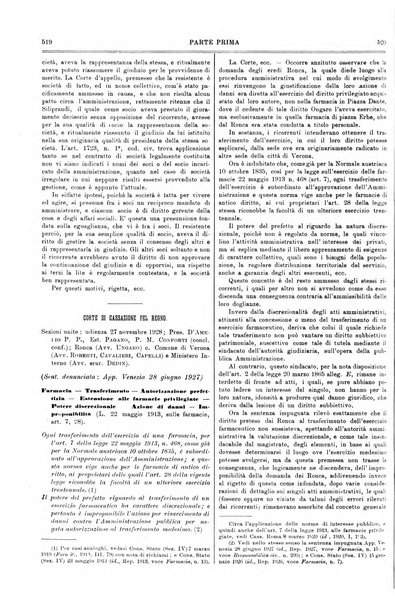 Il foro italiano raccolta generale di giurisprudenza civile, commerciale, penale, amministrativa