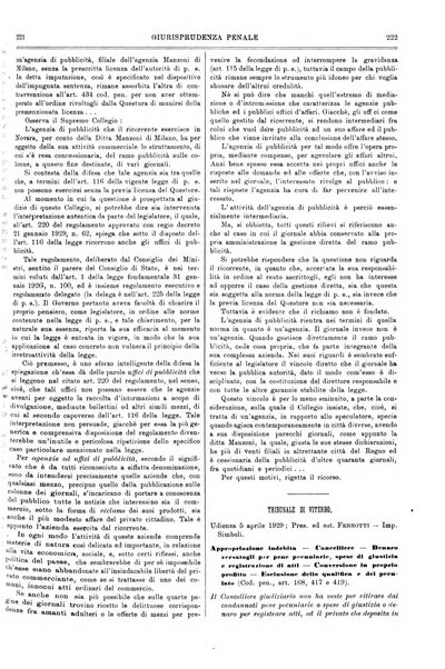 Il foro italiano raccolta generale di giurisprudenza civile, commerciale, penale, amministrativa