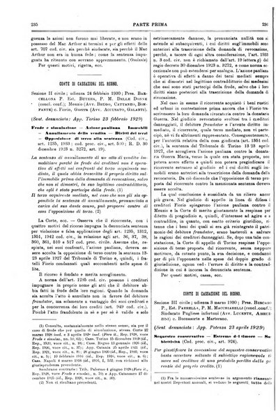 Il foro italiano raccolta generale di giurisprudenza civile, commerciale, penale, amministrativa