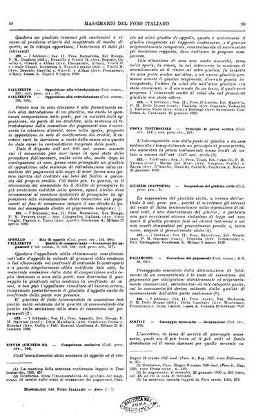 Il foro italiano raccolta generale di giurisprudenza civile, commerciale, penale, amministrativa