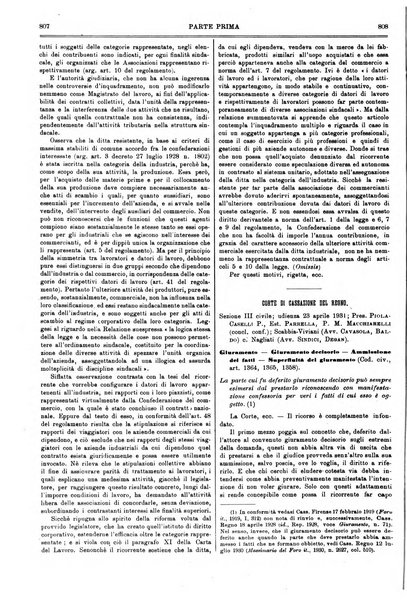 Il foro italiano raccolta generale di giurisprudenza civile, commerciale, penale, amministrativa