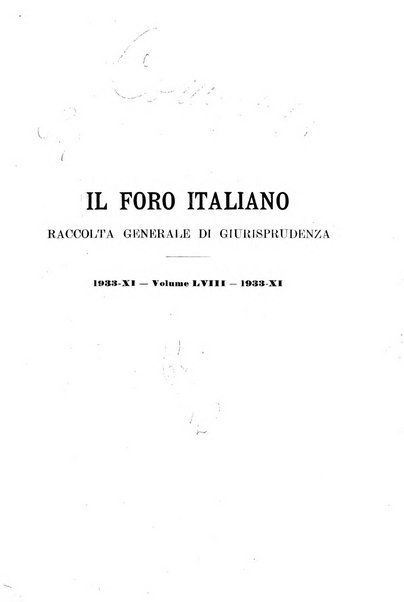 Il foro italiano raccolta generale di giurisprudenza civile, commerciale, penale, amministrativa