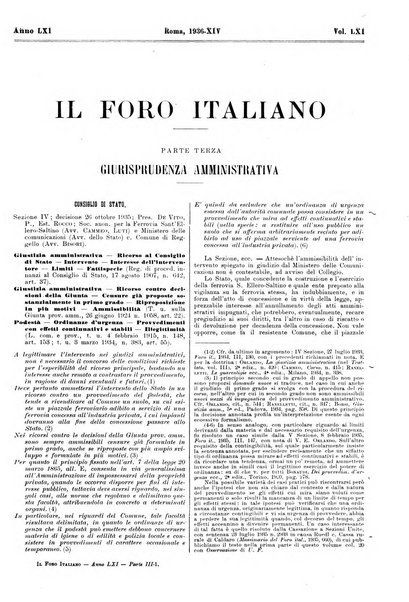 Il foro italiano raccolta generale di giurisprudenza civile, commerciale, penale, amministrativa