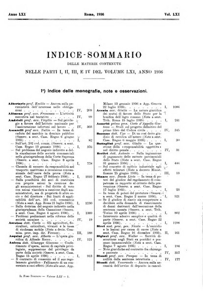 Il foro italiano raccolta generale di giurisprudenza civile, commerciale, penale, amministrativa