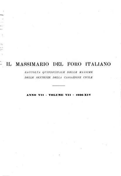 Il foro italiano raccolta generale di giurisprudenza civile, commerciale, penale, amministrativa