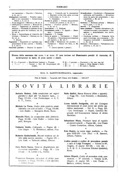 Il foro italiano raccolta generale di giurisprudenza civile, commerciale, penale, amministrativa