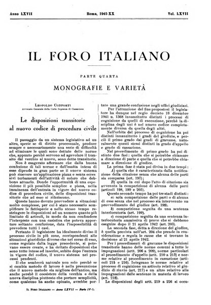 Il foro italiano raccolta generale di giurisprudenza civile, commerciale, penale, amministrativa