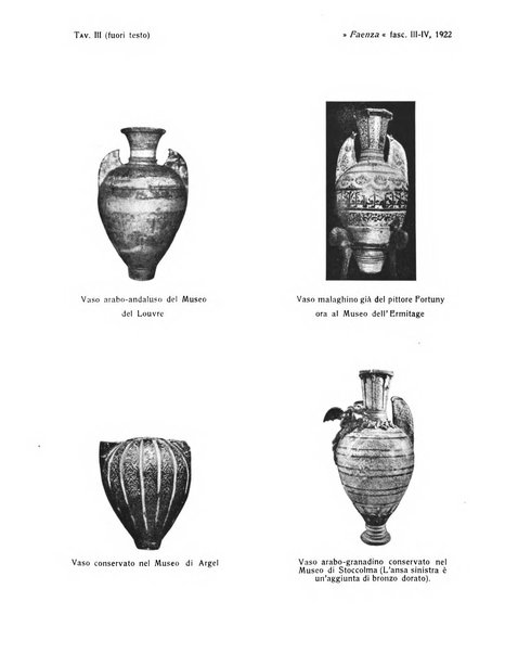 Faenza bollettino del Museo internazionale delle ceramiche