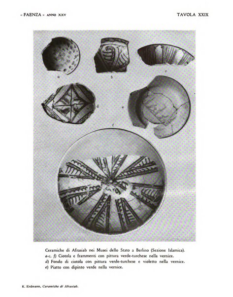 Faenza bollettino del Museo internazionale delle ceramiche