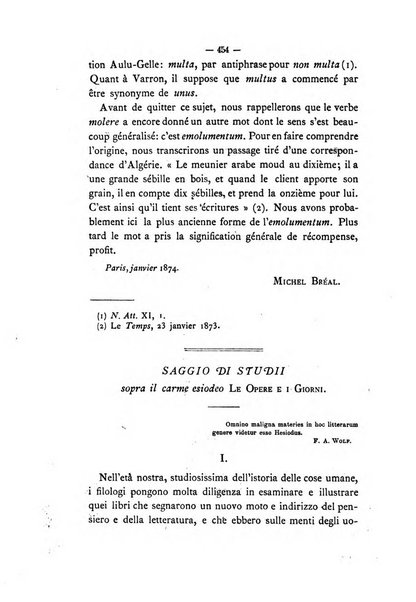 Rivista di filologia e d'istruzione classica