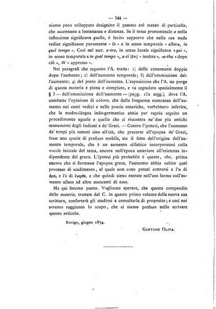 Rivista di filologia e d'istruzione classica