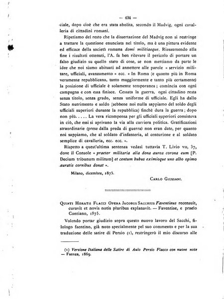 Rivista di filologia e d'istruzione classica