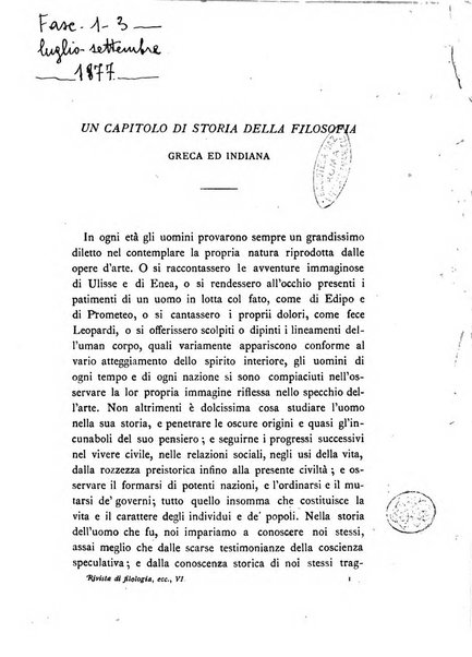 Rivista di filologia e d'istruzione classica