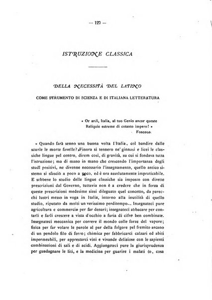 Rivista di filologia e d'istruzione classica