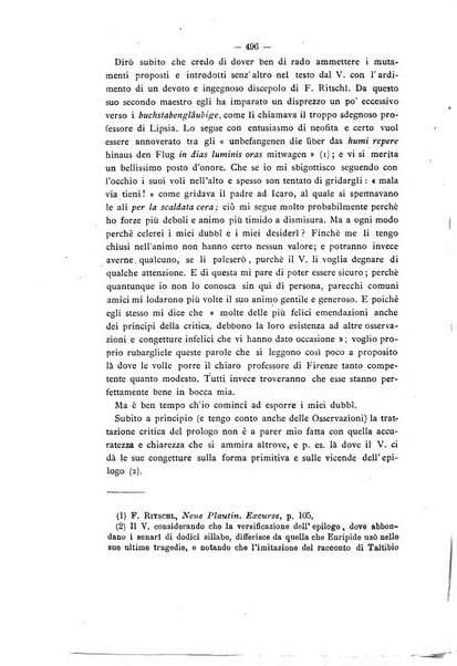 Rivista di filologia e d'istruzione classica