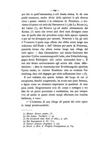 Rivista di filologia e d'istruzione classica