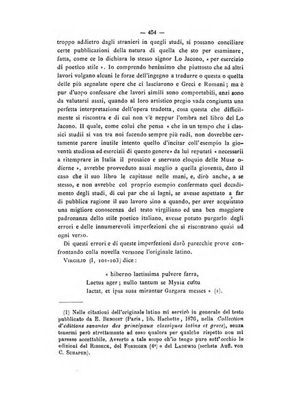 Rivista di filologia e d'istruzione classica