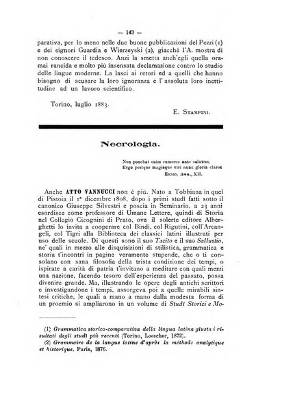 Rivista di filologia e d'istruzione classica