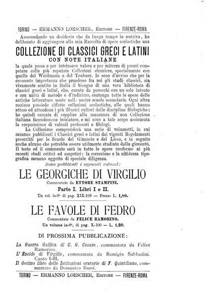 Rivista di filologia e d'istruzione classica