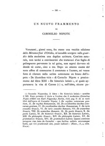 Rivista di filologia e d'istruzione classica