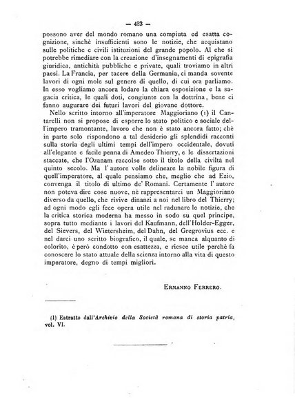 Rivista di filologia e d'istruzione classica